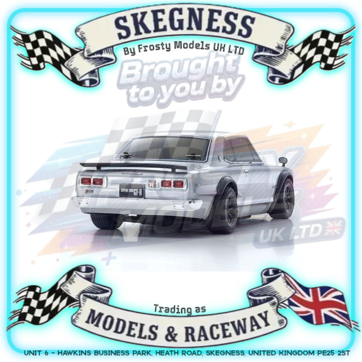KYOSHO - RC Car Fazer FZ02 Nissan Skyline GTR KPGC10 1/10 RTR Readyset - K.34425T1B (Just add Battery & Charger)