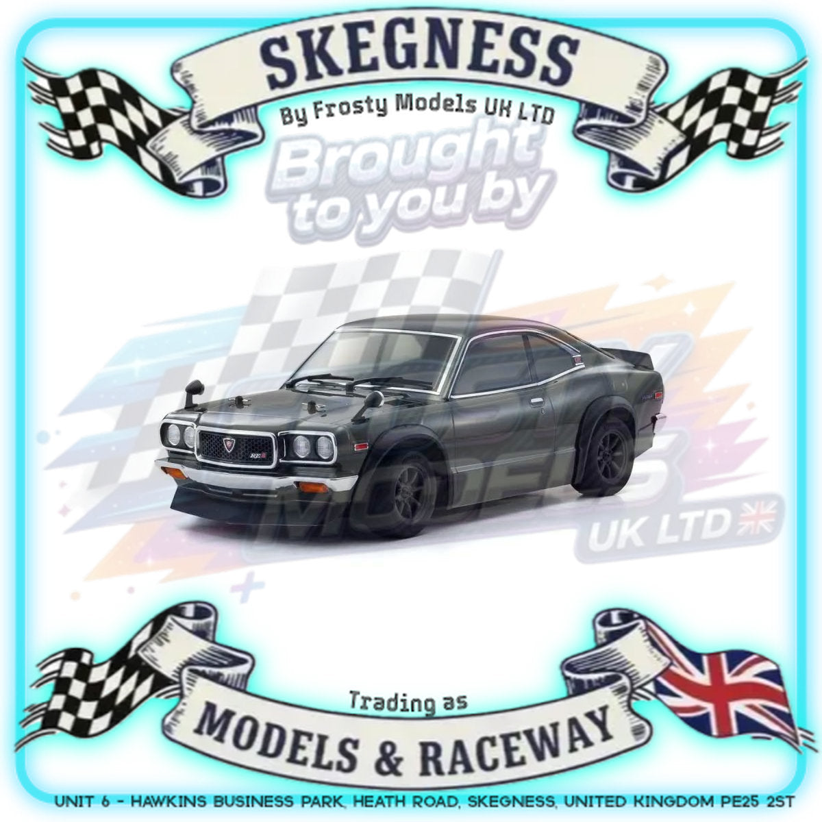 KYOSHO - RC Car Fazer FZ02 Mazda Savanna RX-3 1972 Tuned Ver. 1/10 RTR Readyset T1 - K.34428T1B (Just add Battery & Charger)