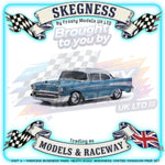 KYOSHO - RC Car Fazer FZ02 (L) Chevy BelAir Coupe 1957 Turquoise 1/10 RTR Readyset - K.34433T1B (Just add Battery & Charger)