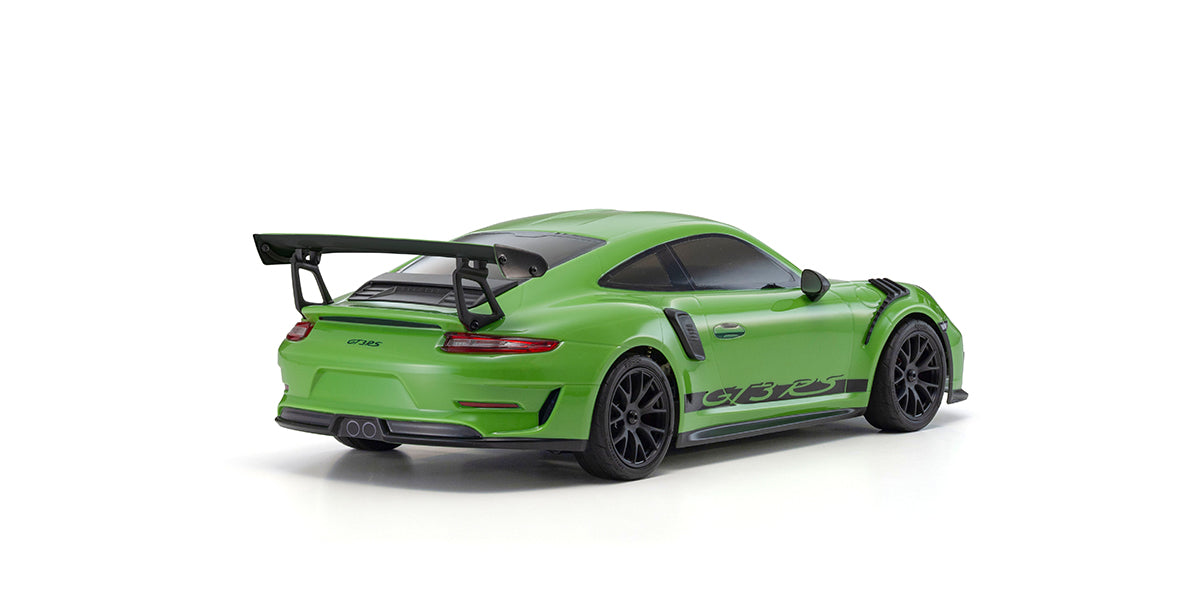 Kyosho - 1/10 RC Car RTR Fazer FZ02 Porsche 911 GT3 RS 2018 Lizard Green Readyset - K.34445T1B (Battery & Charger Required)