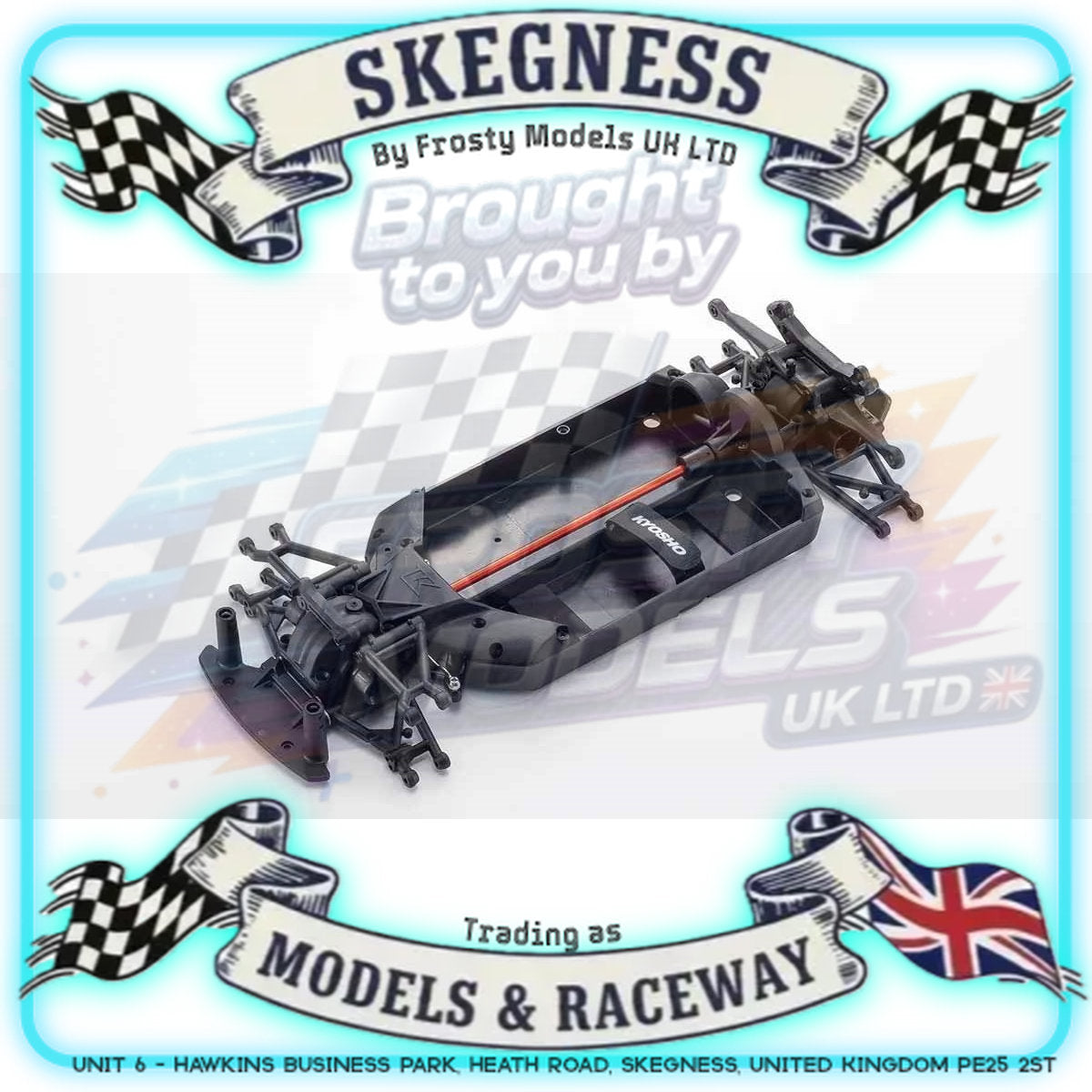 KYOSHO - RC Car 4WD On Road Fazer FZ02 1/10 Chassis Kit - K.34461C (Requires all electrics & Body)