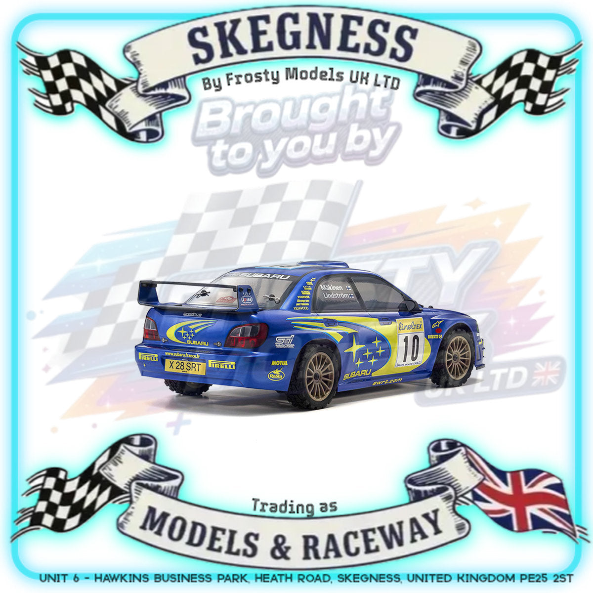 KYOSHO - RC Car 1/10 RTR Kyosho Fazer FZ02-R Subaru Impreza Readyset - K.34481T1B (Just add Battery & Charger)