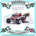 KYOSHO - RC RTR Monster Truck Fazer FZ02-L MadVan VE 4WD 1/10 Readyset T1 Rouge - 34491T1C - K.34491T1B (Just add Battery & Charger)