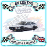 Kyosho - Fazer D2 Toyota Sprinter Trueno AE86 White 1/10 RC Car RTR Drift Readyset - K.34501B FAZER Series (Just add battery & charger)