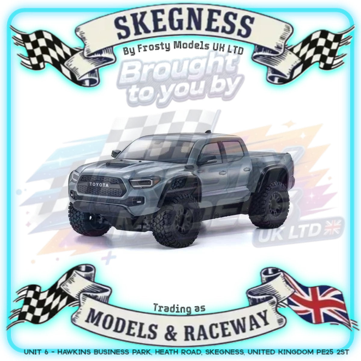 KYOSHO - RC KB10L Toyota Monster Truck Tacoma TRD Pro Lunar Rock VE 3S 4WD 1/10 Readyset - K.34703T1B (Just add Battery & Charger)