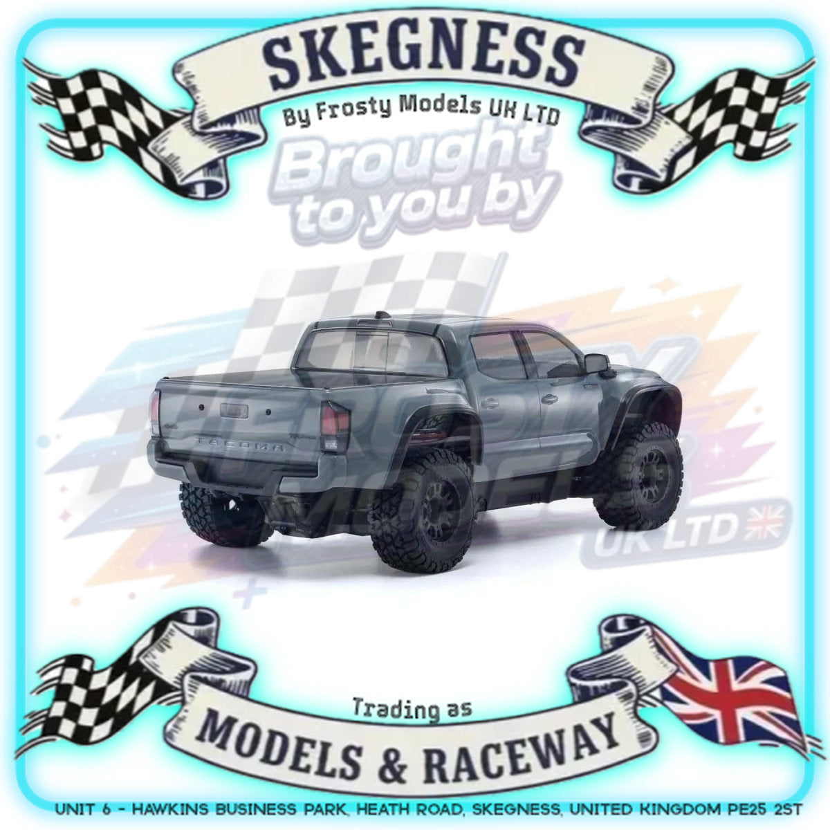 KYOSHO - RC KB10L Toyota Monster Truck Tacoma TRD Pro Lunar Rock VE 3S 4WD 1/10 Readyset - K.34703T1B (Just add Battery & Charger)