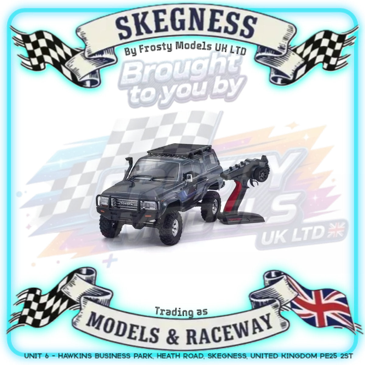 Kyosho - KC10 Toyota Land Cruiser 60 Crawler 4WD Readyset T2 - K.34801T2B 1/10 RC Rock CRAWLER Series (Just add battery and charge to complete)