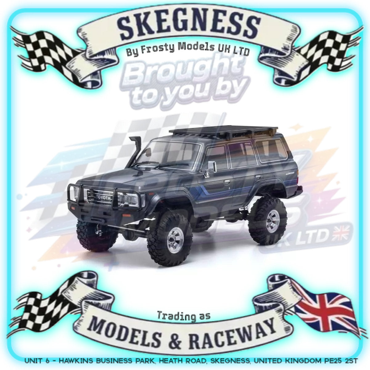 Kyosho - KC10 Toyota Land Cruiser 60 Crawler 4WD Readyset T2 - K.34801T2B 1/10 RC Rock CRAWLER Series (Just add battery and charge to complete)