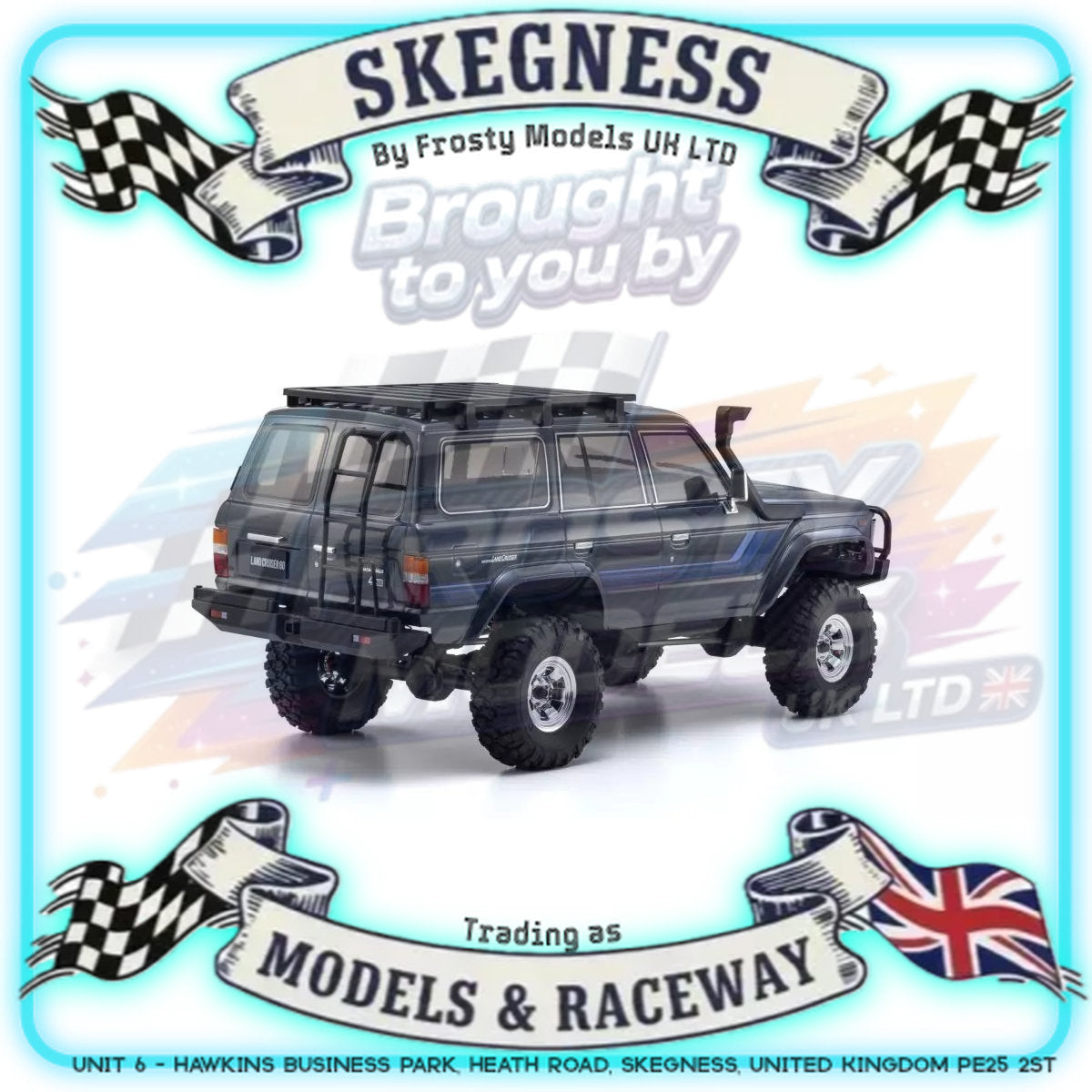 Kyosho - KC10 Toyota Land Cruiser 60 Crawler 4WD Readyset T2 - K.34801T2B 1/10 RC Rock CRAWLER Series (Just add battery and charge to complete)