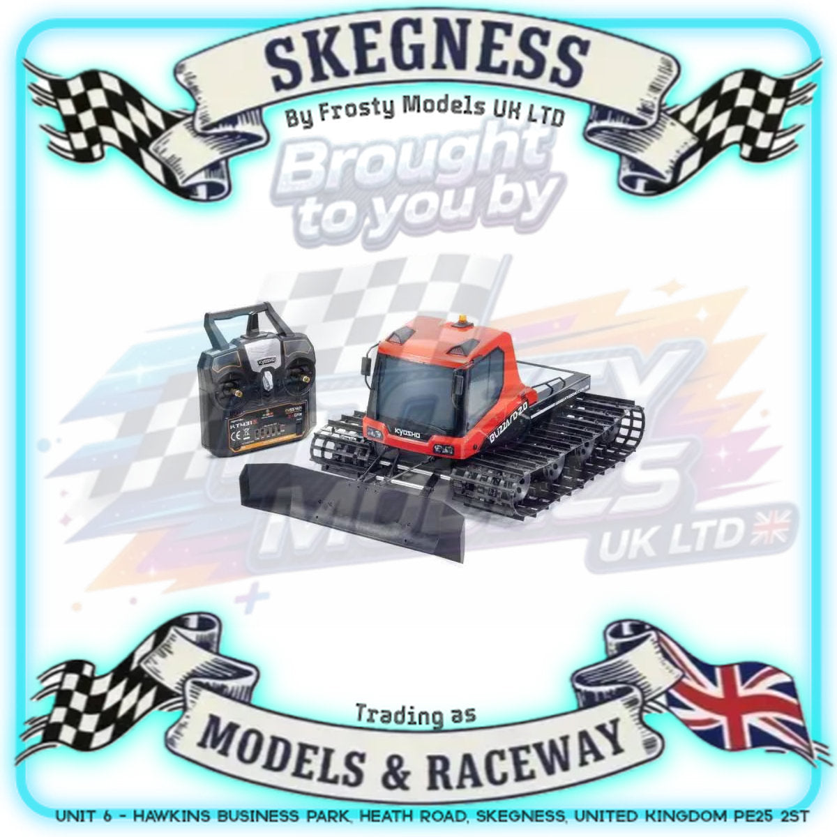 KYOSHO - RC Buggy RTR Blizzard 2.0 1/12 Belt Vehicule Readyset EP (KT431S) - K.34902D (Just add Battery & Charger)