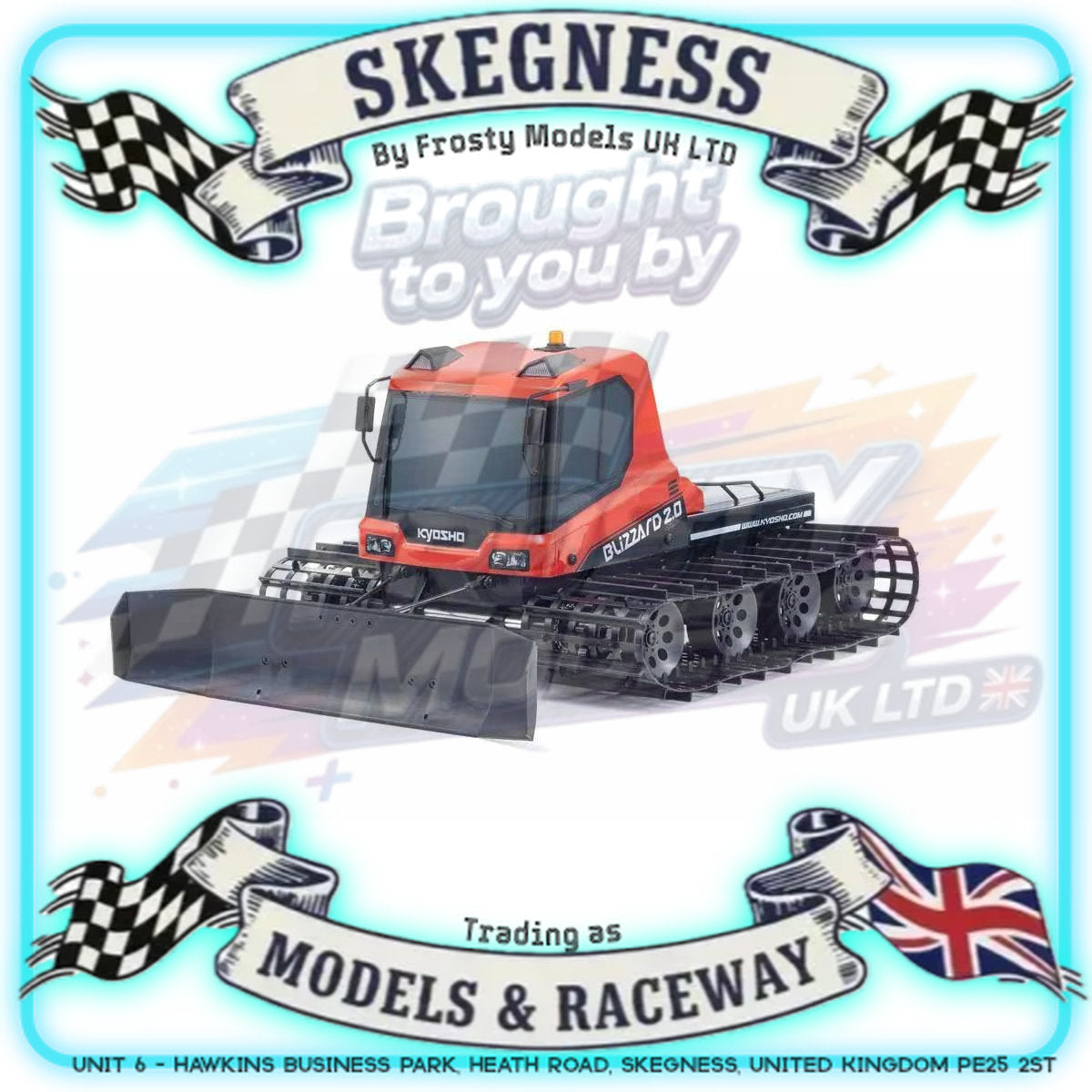 KYOSHO - RC Buggy RTR Blizzard 2.0 1/12 Belt Vehicule Readyset EP (KT431S) - K.34902D (Just add Battery & Charger)