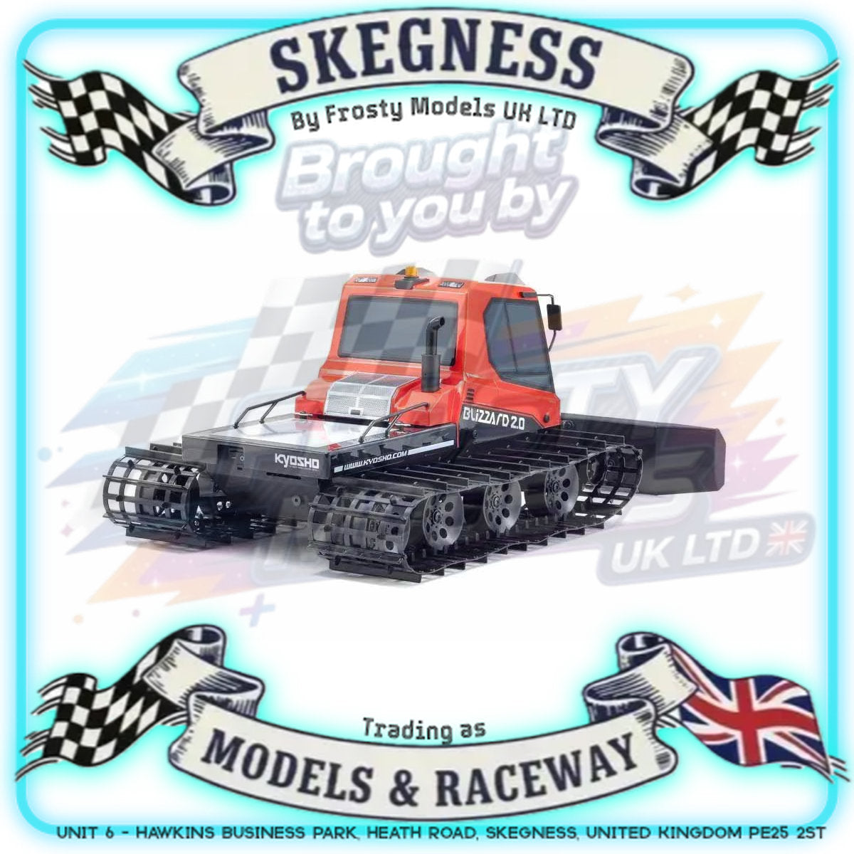 KYOSHO - RC Buggy RTR Blizzard 2.0 1/12 Belt Vehicule Readyset EP (KT431S) - K.34902D (Just add Battery & Charger)