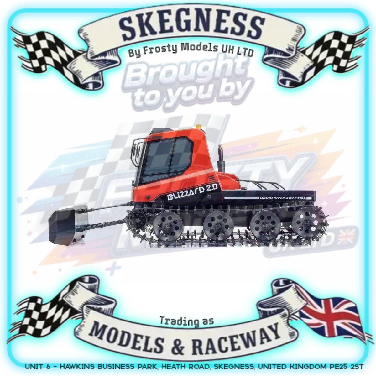 KYOSHO - RC Buggy RTR Blizzard 2.0 1/12 Belt Vehicule Readyset EP (KT431S) - K.34902D (Just add Battery & Charger)