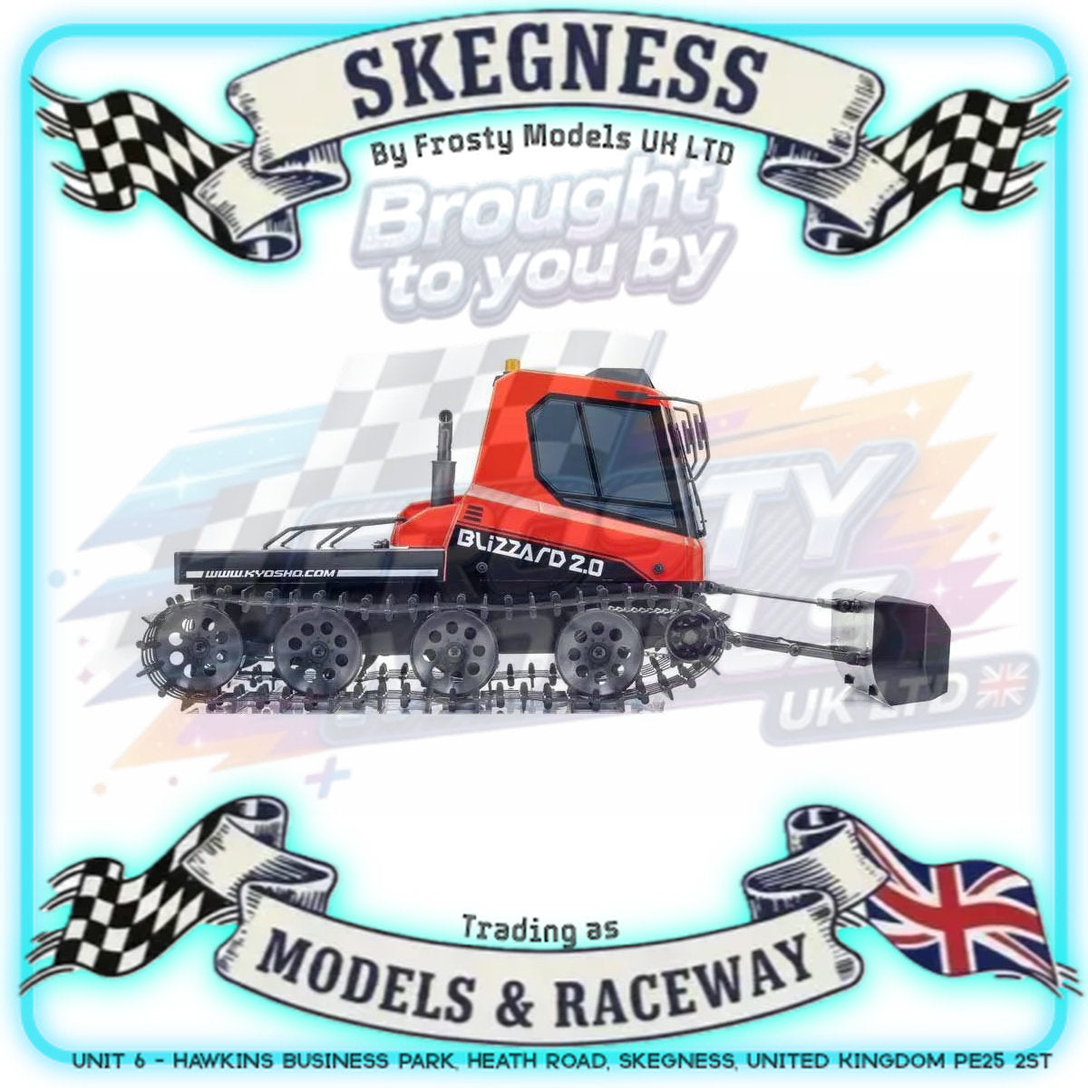 KYOSHO - RC Buggy RTR Blizzard 2.0 1/12 Belt Vehicule Readyset EP (KT431S) - K.34902D (Just add Battery & Charger)