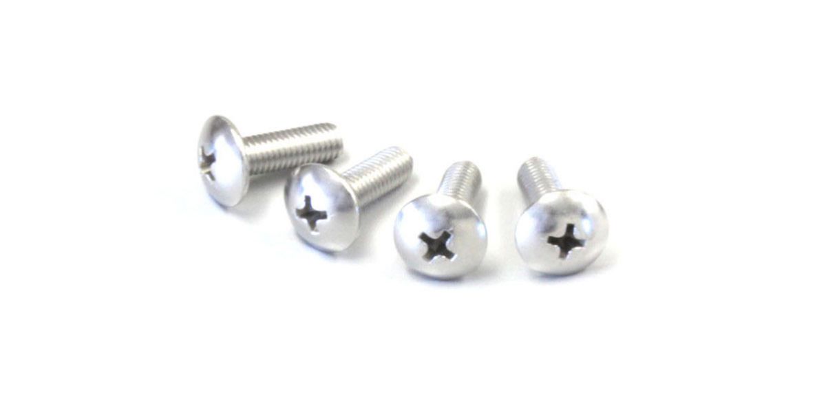 Kyosho - Round Head 5x15mm Screw Set RC Surfer (4) - K.B0108-20 BOAT Parts & Options