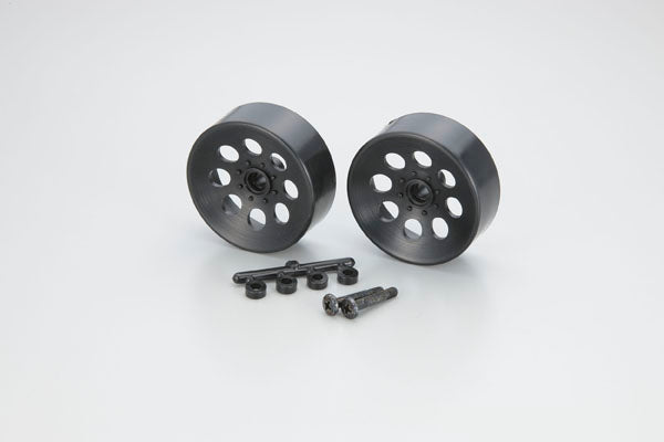 Kyosho - Black Wheels (2) Blizzard - K.BL9BK 1:12 Parts