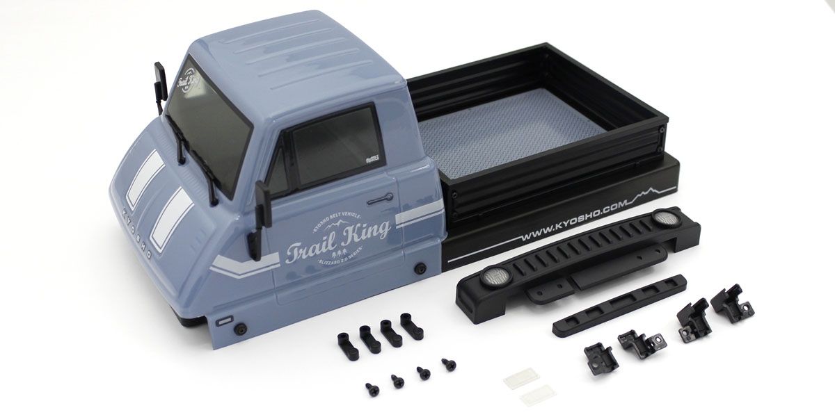Kyosho - Complete Body Shell Set Trail King Type 1 - Blue - K.BLB002T2 BODYSHELL & DECO