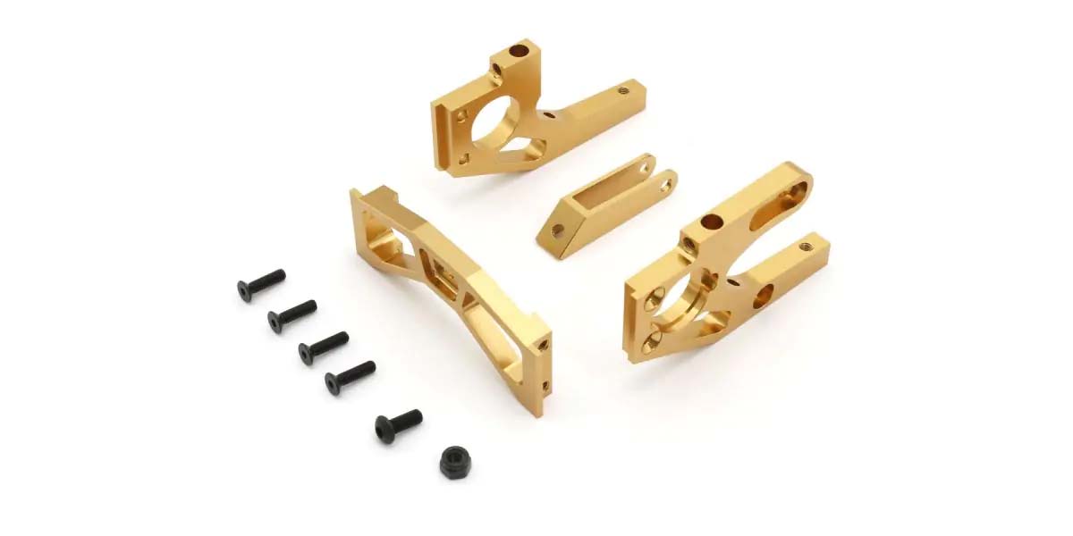 Kyosho - Rear Axle Mount EP Fantom 4WD Ext - Gold - K.EF233G 1:12 Parts