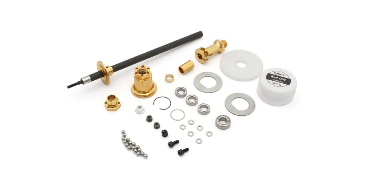 Kyosho - Ball Differential Set 6mm. (Carbon Shaft) Fantom EP-4WD - K.EFW007 1:10 Parts