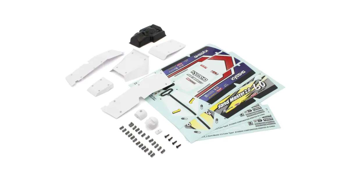 Kyosho - Body Set EZ Series SandMaster 1:10 EP - K.EZB002 BODYSHELL & DECO