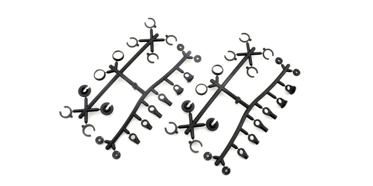 Kyosho - Damper Plastic Parts & O-Ring Set TC FAZER 2.0 - K.FA554-1 1:10 Parts - Fazer