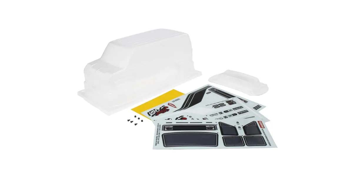 Kyosho - Body Shell Set MadVan - Clear - K.FAB502 BODYSHELL & DECO