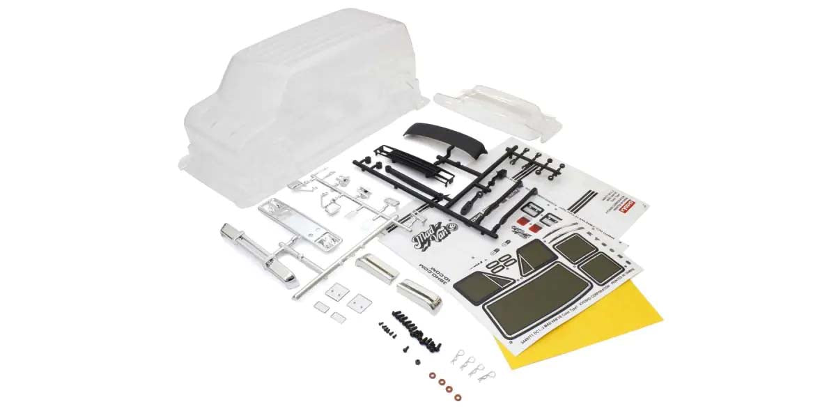 Kyosho - Body Shell Set MadVan VE - Clear - K.FAB503B BODYSHELL & DECO
