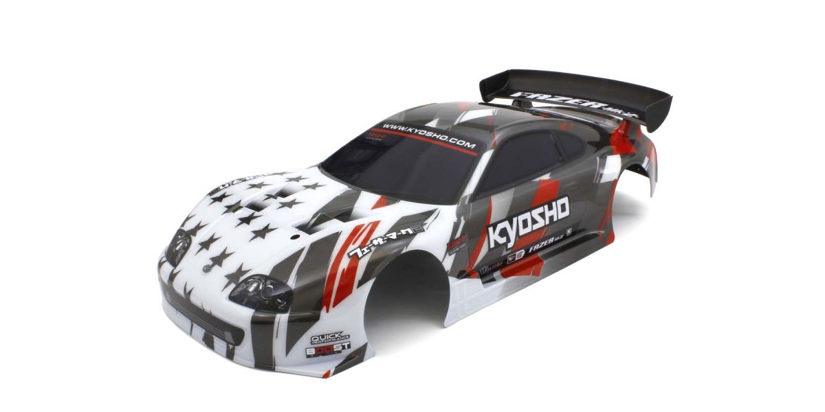 Kyosho - Fazer FZ02 1:10 Toyota Supra A80 Clear Body Set - K.FAB605 BODYSHELL & DECO