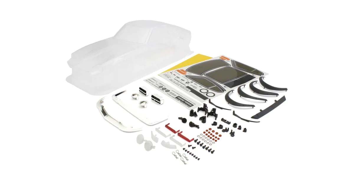 Kyosho - Fazer FZ02 1:10 Datsun 240Z 1971 Tuned Ver Clear Body Set - K.FAB611 BODYSHELL & DECO