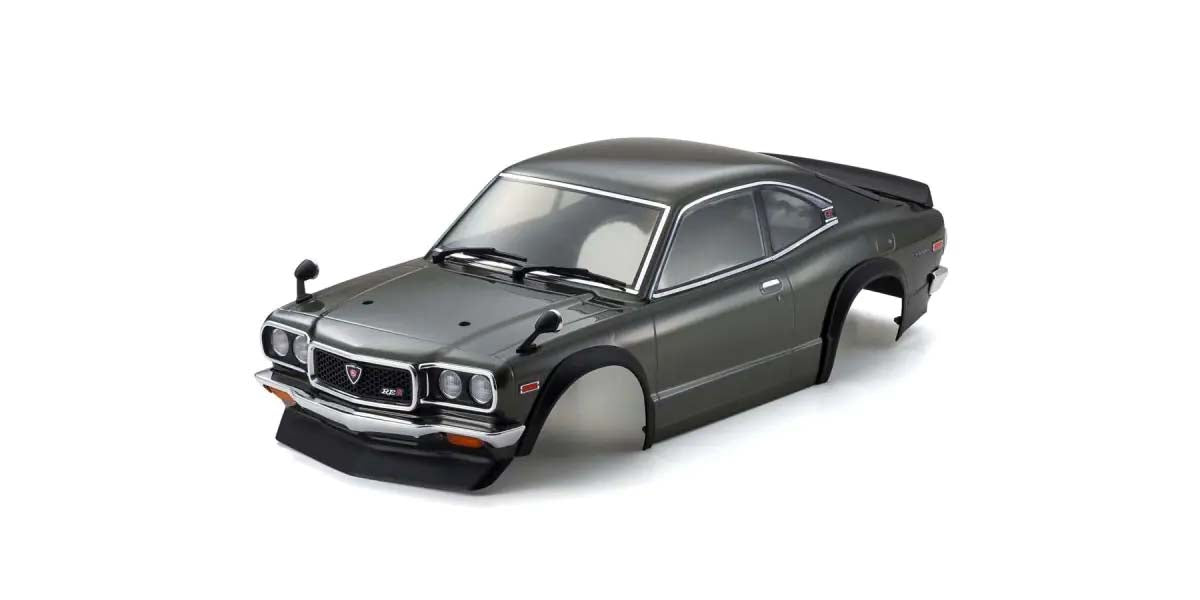 Kyosho - Fazer FZ02 1:10 Mazda Savanna GT 1972 Body Set - Green - K.FAB613GN BODYSHELL & DECO