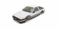 Kyosho - Fazer FZD2 1:10 Toyota Sprinter Trueno AE86 Clear Body Set - K.FAB615 BODYSHELL & DECO
