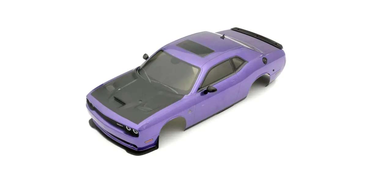Kyosho - Fazer FZ02 1:10 Dodge Challenger SRT 2015 Body Set - Purple - K.FAB701PB BODYSHELL & DECO