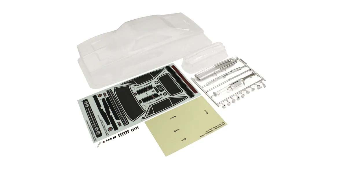 Kyosho - Fazer FZ02 1:10 Dodge Charger 1970 Clear Body Set - K.FAB703C BODYSHELL & DECO