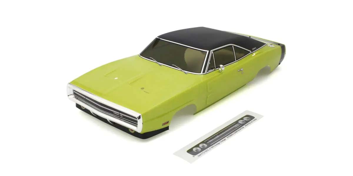Kyosho - Fazer FZ02 1:10 Dodge Charger 1970 - Sublime Green - K.FAB703GN BODYSHELL & DECO