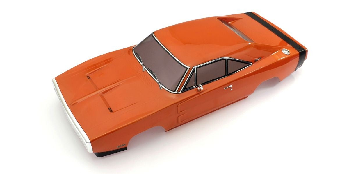 Kyosho - Fazer FZ02 1:10 Dodge Charger 1970 - Hemi Orange - K.FAB703OR BODYSHELL & DECO