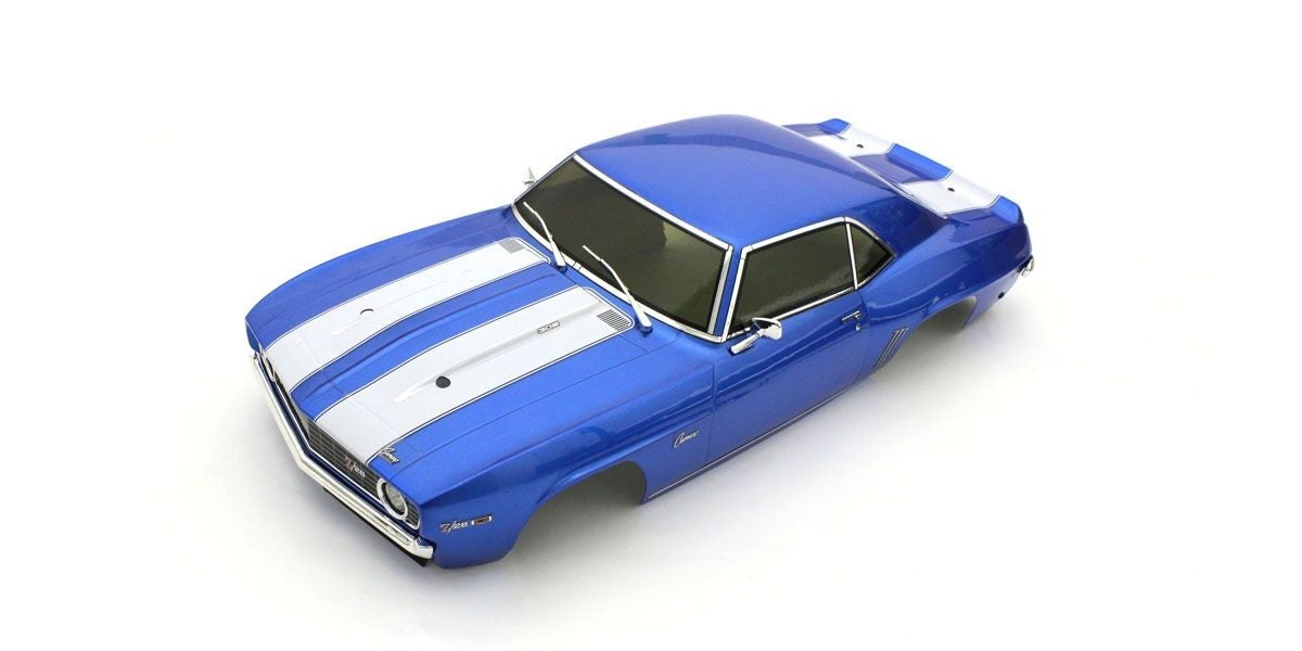 Kyosho - Fazer FZ02 1:10 Chevrolet Camaro Z28 1969 Body Set - Blue - K.FAB704BL BODYSHELL & DECO