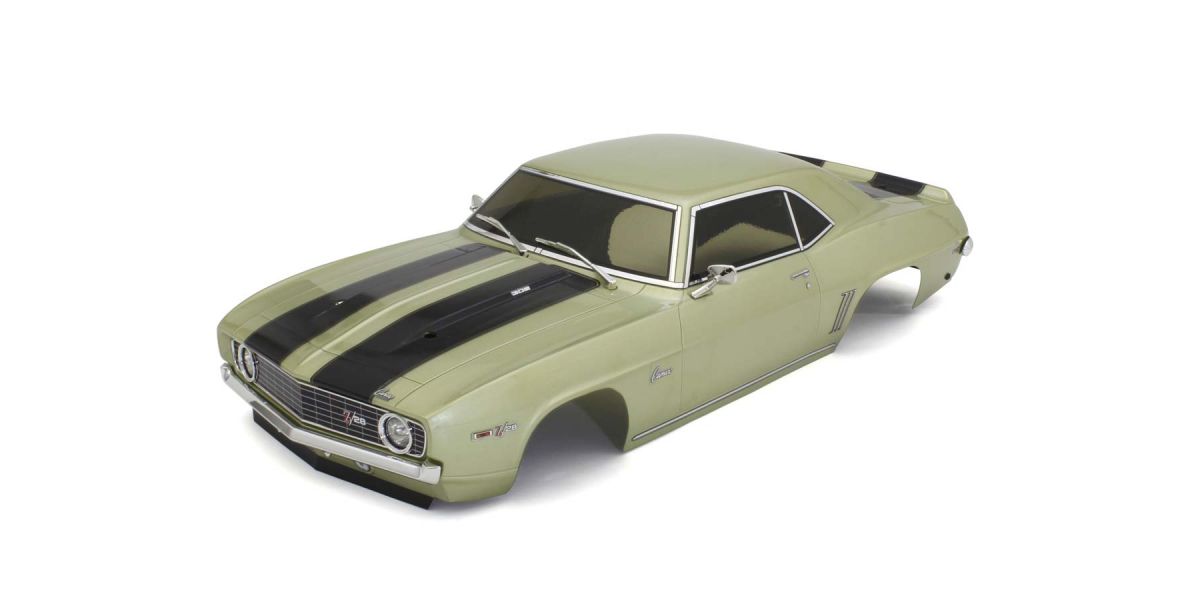 Kyosho - Fazer FZ02 1:10 Chevrolet Camaro Z28 1969 Body Set - Green - K.FAB704GN BODYSHELL & DECO