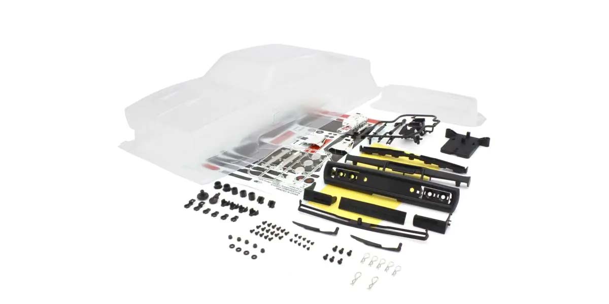Kyosho - Fazer FZ02-VE 1:10 Dodge Charger 1970 Clear Body Set - K.FAB707B BODYSHELL & DECO