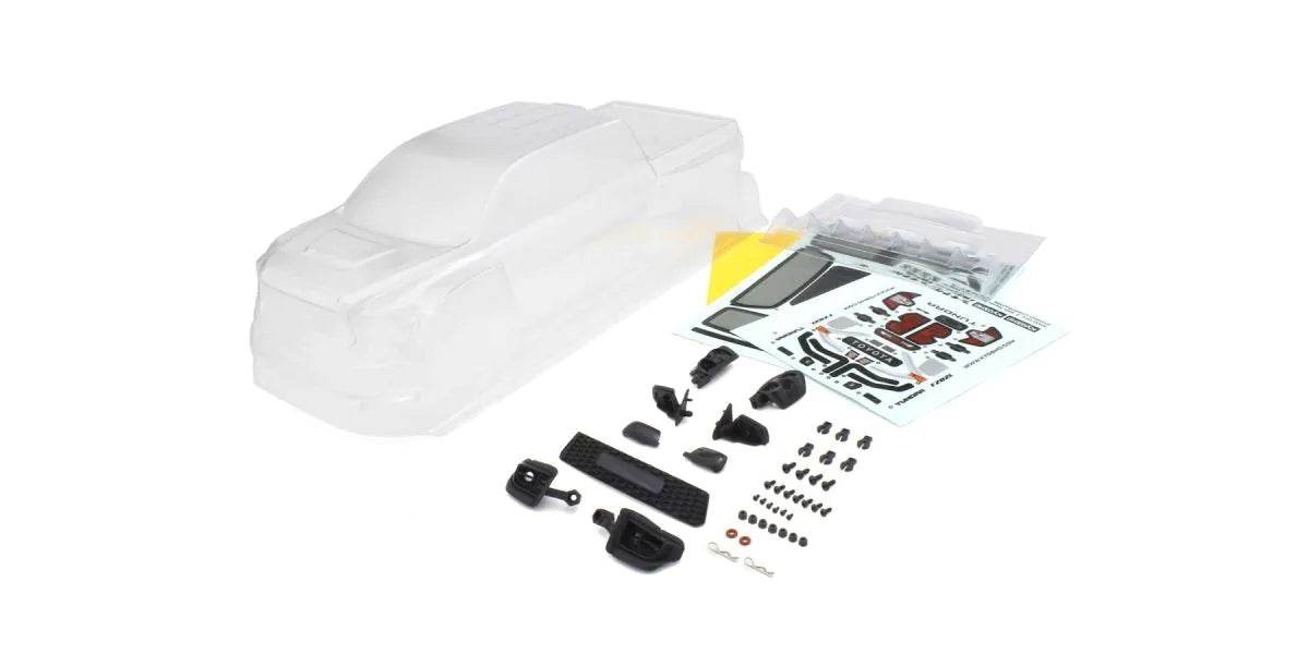 Kyosho - Fazer FZ02 1:10 Toyota Tundra TRD Pro Street Clear Body Set - K.FAB708 BODYSHELL & DECO