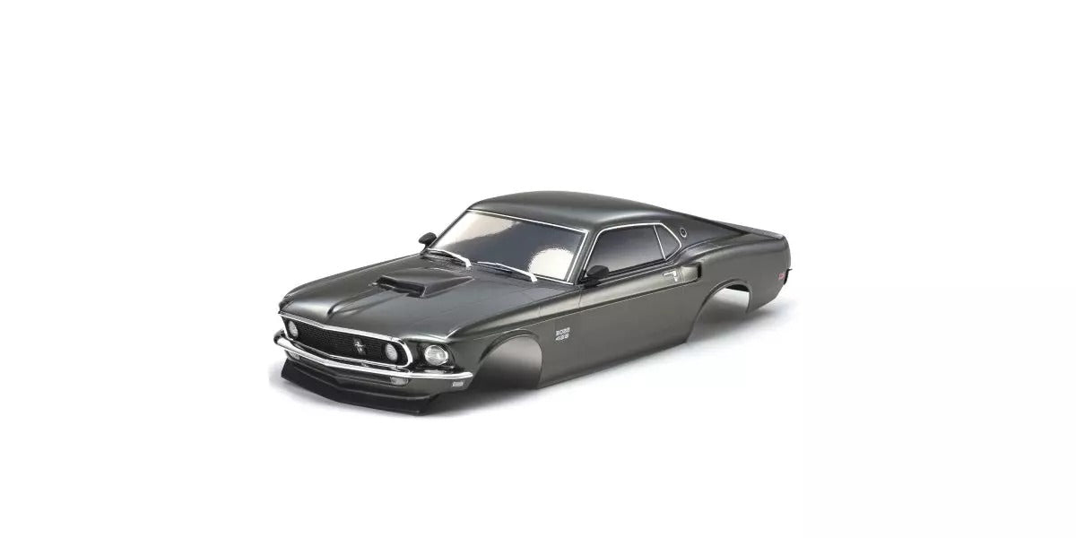 Kyosho - Fazer FZ02-L 1:10 Ford Mustang Boss 429 1969 Black Jade - K.FAB715BJ BODYSHELL & DECO