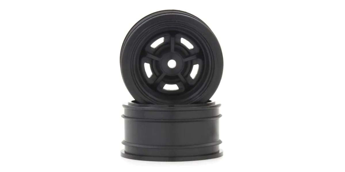 Kyosho - 1:10 Wheel Rostyle Black (2) - K.FAH703BK WHEELS & TYRES