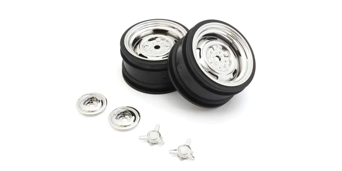 Kyosho - 1:10 Wheel Classic Rally Plate (2) - K.FAH707SM WHEELS & TYRES