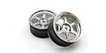 Kyosho - 1:10 Fazer FZD2 Rays TE37V Wheel Offset 5mm (2) Plated - K.FAH709SM WHEELS & TYRES