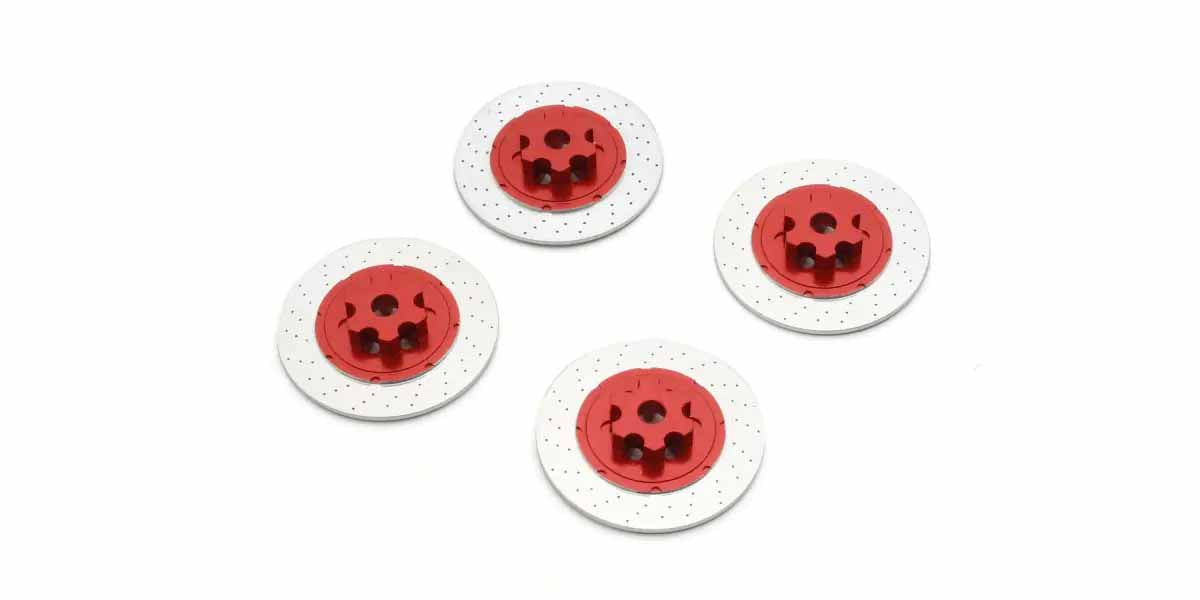 Kyosho - Fazer FZD2 Alu Wheel Hub (Brake Discs) (4) - K.FAW307 1:10 Parts - Fazer
