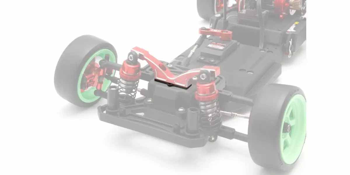 Kyosho - Fazer FZD2 Carbon Front Shock Stay Spacer Set - K.FAW317 1:10 Parts - Fazer