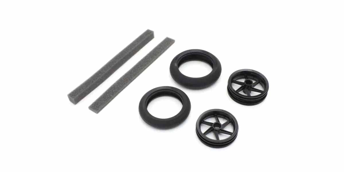 Kyosho - Hanging-On Racer High Grip Tyres & Wheels (2) - K.GPTH103B 1:8 MOTO Parts