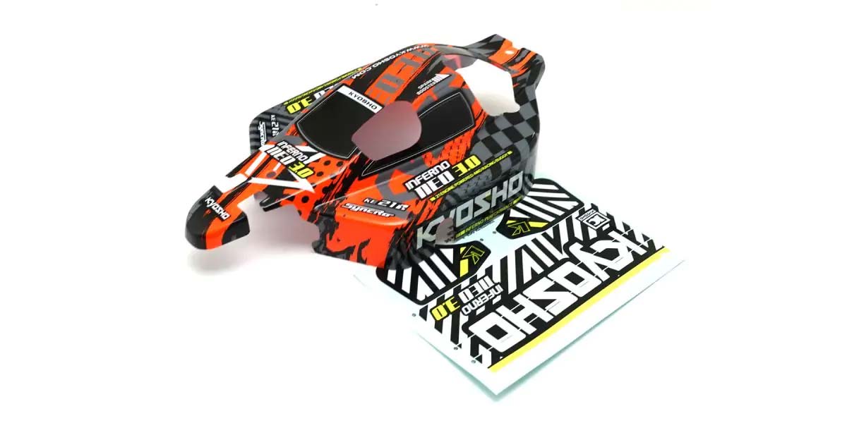 Kyosho - Bodyshell 1:8 Inferno NEO 3.0 Type 5 (Red) - K.IFB114RD BODYSHELL & DECO