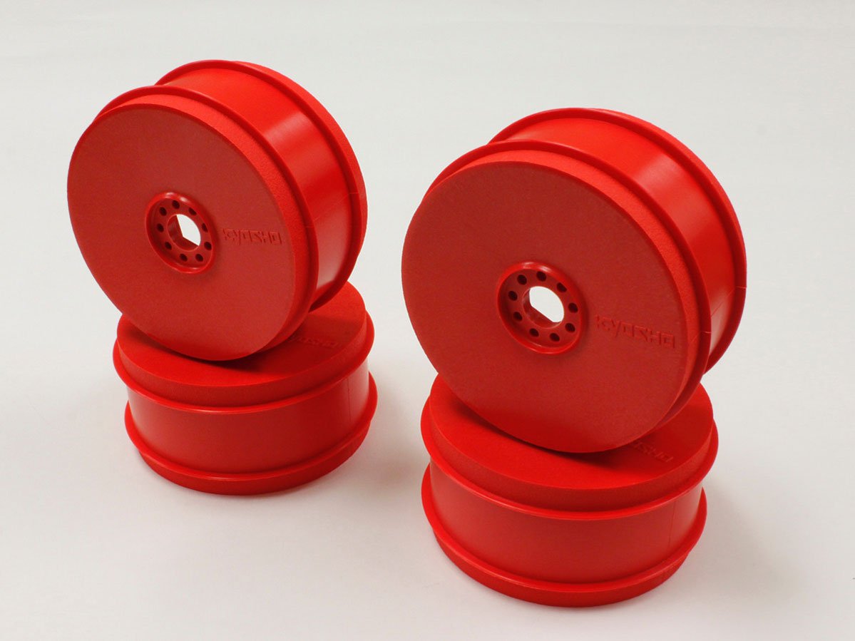 Kyosho - Wheel Inferno MP9-MP10 (4) Red - K.IFH006KR 1:8 Parts Competition
