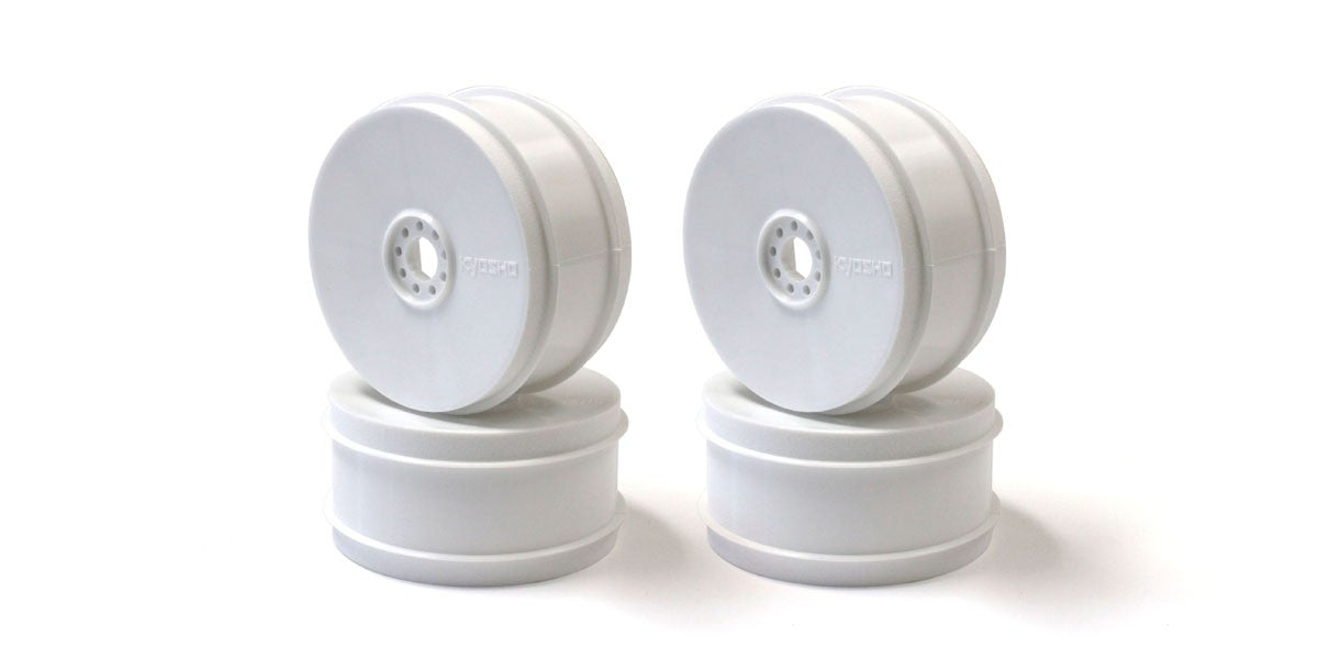 Kyosho - Inferno Wheels White Hard MP9-MP10 (4) - K.IFH006W-H 1:8 Parts Competition