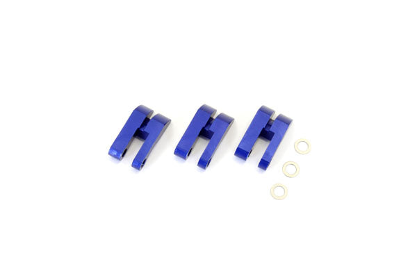 Kyosho - Aluminium Clutch Shoe Set (3 shoe type) All Inferno (3) Blue - K.IFW136 1:8 Parts Competition